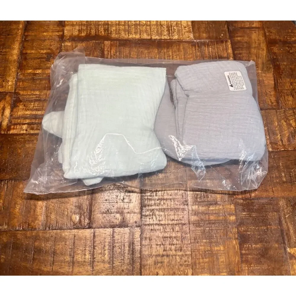 Ullabelle BABY SECURITY BLANKET SET (BLUE) Star Moon Shaped Nursery
